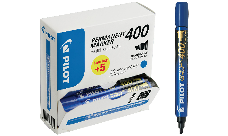 Blue permanent marker on sale pens