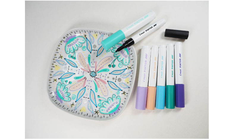 Pilot Pintor Marker Medium Assorted Wallet of 6 Metallic Colours