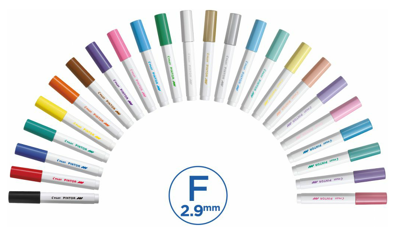 Pilot Pintor Fine Bullet Tip Marker Pen – Multi-Surface Paint Marker (1.0mm)