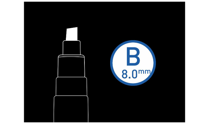 Pilot Pintor Marker Pen Chisel Tip Broad Line