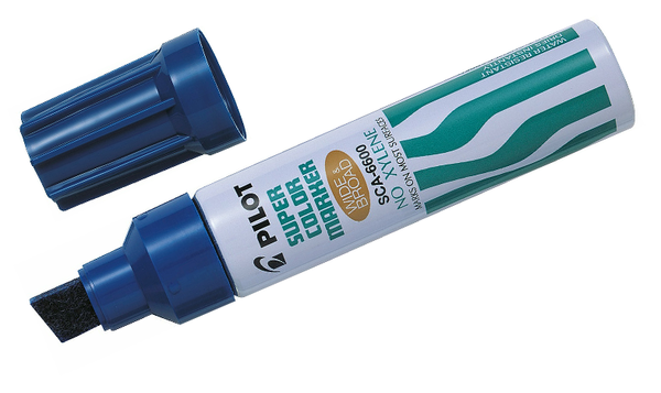 Pilot Super Color Jumbo Marker Pen Extra Broad Assorted Pack of 4