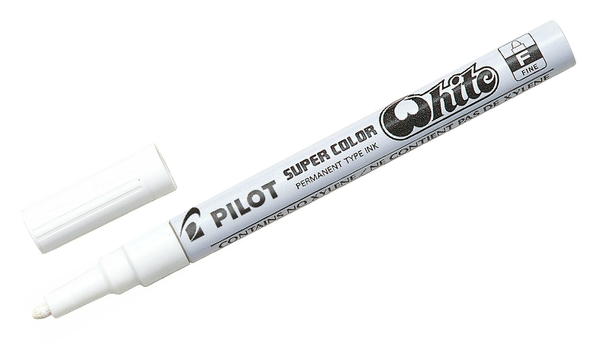 Pilot Super Color White Marker Pen