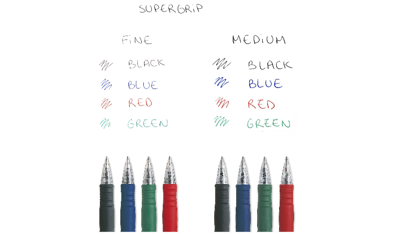 Pilot Super Grip Retractable Ballpoint Pen