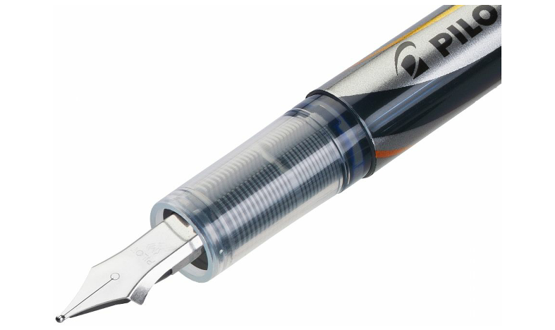 Pilot V-Pen Fountain Pen Silver Barrel
