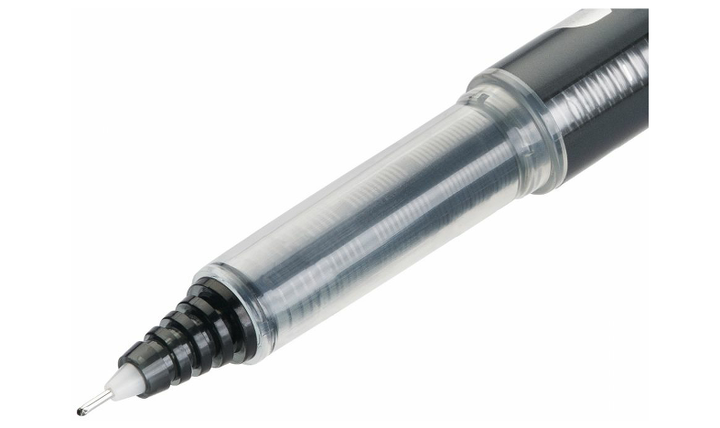 Pilot V5 Hi-Tecpoint Cartridge System Rollerball Pen Black Box of 40 (10 Pens + 30 Refills)