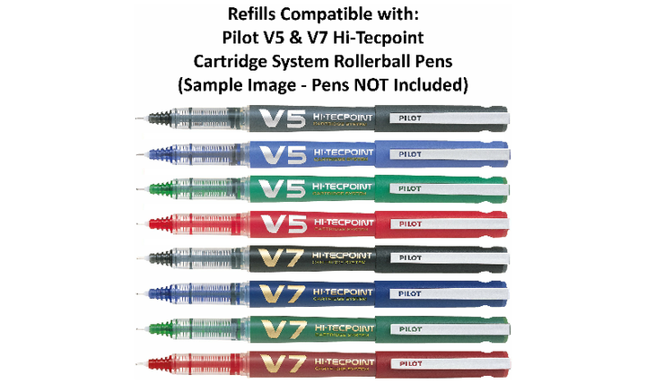 Pilot V5/V7 Cartridge System Pen Refills