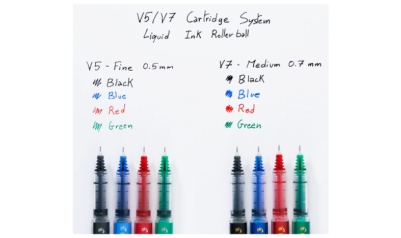 Pilot V5/V7 Cartridge System Pen Refills