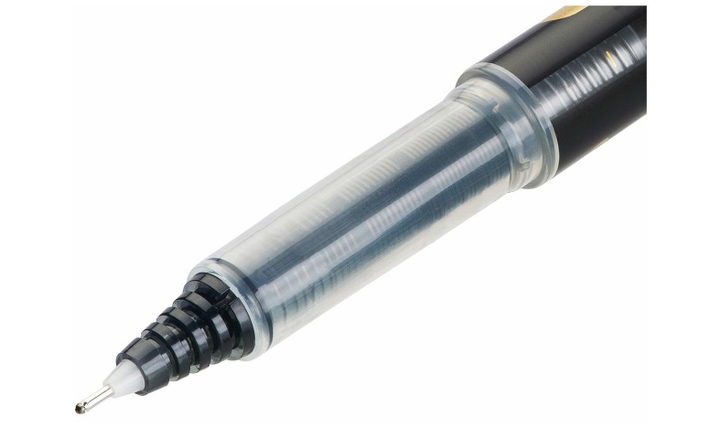 Pilot V7 Hi-Tecpoint Cartridge System Rollerball Pen with 3 Refills Black