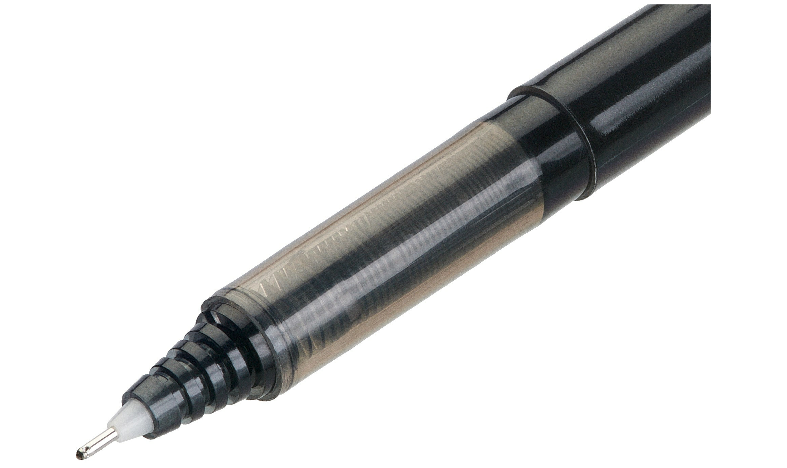 Pilot V7 Hi-Tecpoint Rollerball Pen Black Pack of 5