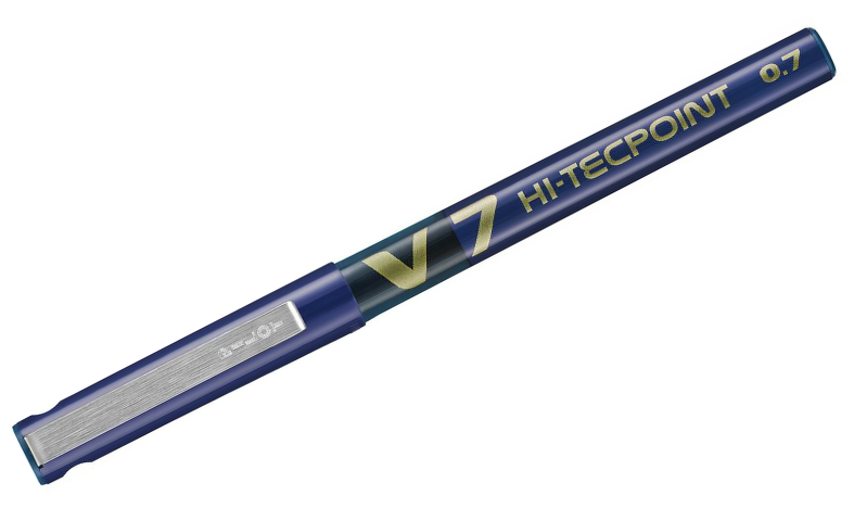 Pilot V7 Hi-Tecpoint Rollerball Pen Box of 20 Blue