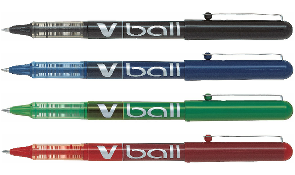 Pilot V Ball 05 Rollerball Pen BLVB5 Assorted Set of 4