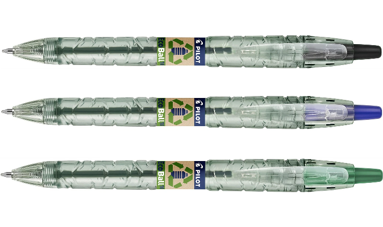 Pilot BegreeN B2P Ecoball Ballpoint Pen Medium Triple Pack (Black, Blue, Green)