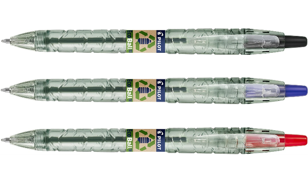 Pilot BegreeN B2P Ecoball Ballpoint Pen Medium Triple Pack (Black, Blue, Red)