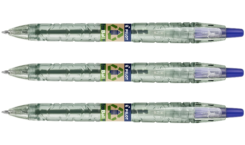 Pilot BegreeN B2P Ecoball Ballpoint Pen Medium Triple Pack Blue