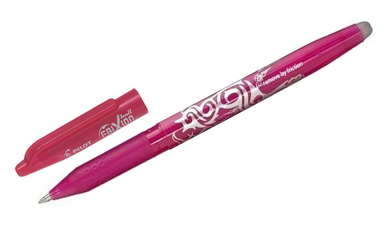 Pilot FriXion Ball Erasable Rollerball Pen Medium Set of 4 (Light Blue, Violet, Pink, Light Green)