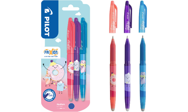Pilot FriXion Ball Sweet Paradise Erasable Rollerball Pen Assorted Pack of 3
