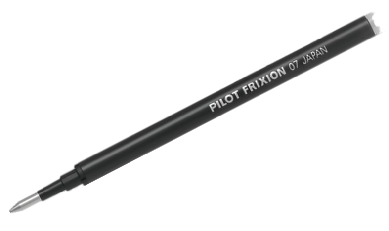 Pilot FriXion Clicker 07 Erasable Rollerball Pen Black Box of 24 Black (12 Pens + 12 Refills)