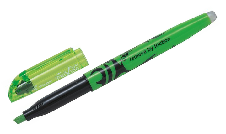 Pilot FriXion Light Erasable Highlighter Pen Wallet of 4 (Blue, Green, Yellow, Violet)