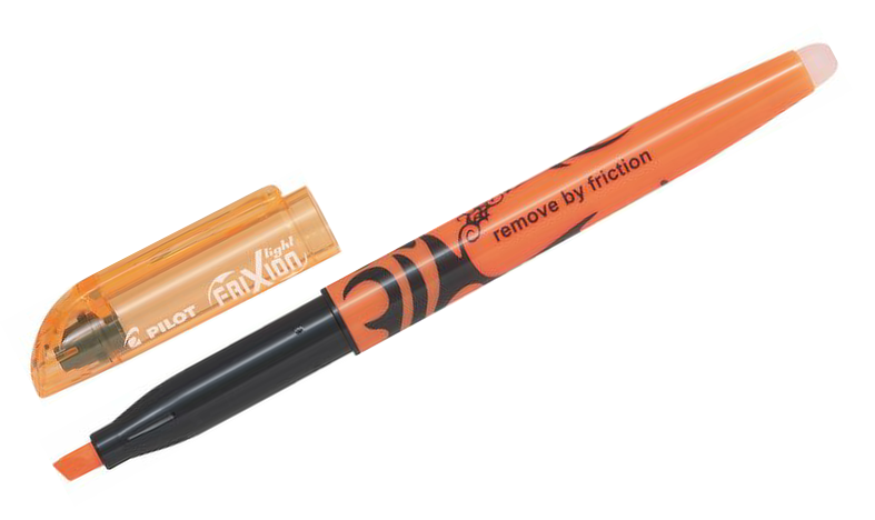 Pilot FriXion Light Erasable Highlighter Pen Wallet of 4 (Pink, Orange, Yellow, Violet)