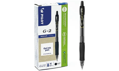 Pilot G2 07 Gel Ink Rollerball Pen BLG207 Box of 12 Black