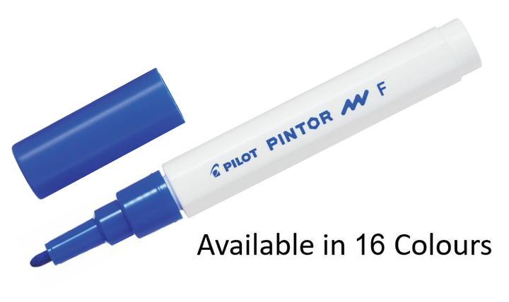 Pilot Pintor Fine Bullet Tip Marker Pen – Multi-Surface Paint Marker (1.0mm)