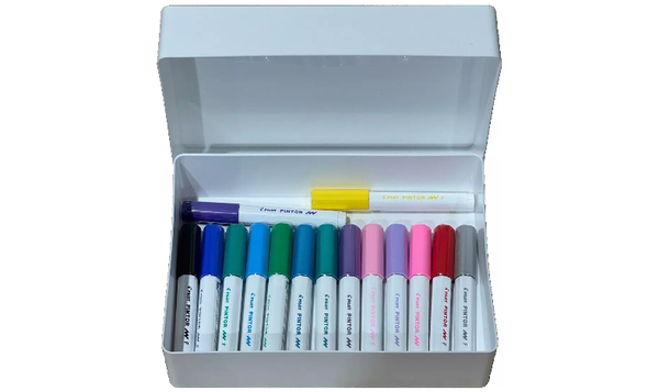 Pilot Pintor Marker Pen Bullet Tip Fine - Assorted Set of 15 - Gift Boxed