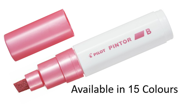 Pilot Pintor Marker Pen Chisel Tip Broad Line