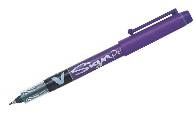 Pilot V Sign Fineliner Marker Pen SWVSP Assorted Set of 6