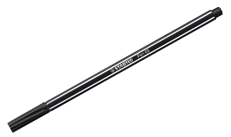 Premium Fibre-Tip Pen - STABILO Pen 68 - ARTY - Pack of 30 - Assorted Colours