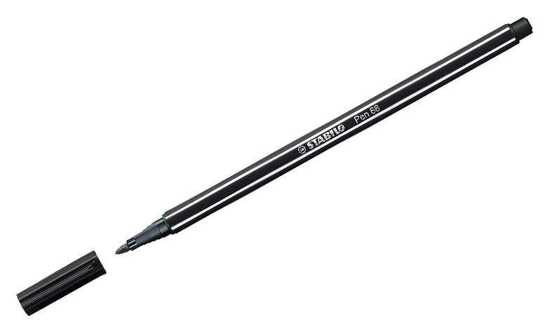 Premium Fibre-Tip Pen - STABILO Pen 68 - ARTY - Pack of 30 - Assorted  Colours