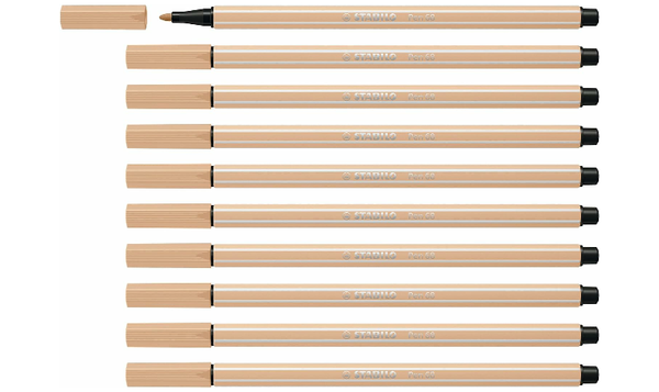 Premium Fibre-Tip Pen - STABILO Pen 68 - Assorted Colours - Packs of 10