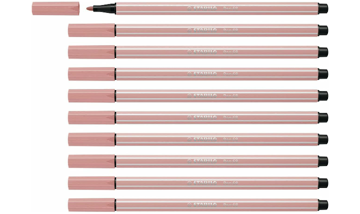 Premium Fibre-Tip Pen - STABILO Pen 68 - Assorted Colours - Packs of 10