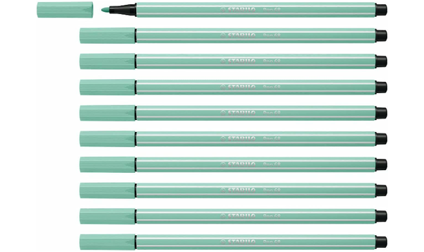 Premium Fibre-Tip Pen - STABILO Pen 68 - Assorted Colours - Packs of 10