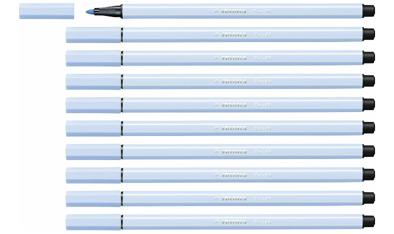 Premium Fibre-Tip Pen - STABILO Pen 68 - Assorted Colours - Packs of 10