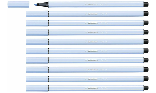 Premium Fibre-Tip Pen - STABILO Pen 68 - Assorted Colours - Packs of 10