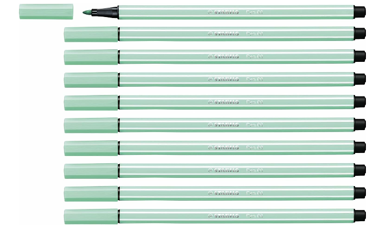Premium Fibre-Tip Pen - STABILO Pen 68 - Assorted Colours - Packs of 10
