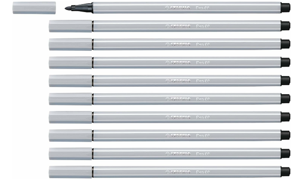 Premium Fibre-Tip Pen - STABILO Pen 68 - Assorted Colours - Packs of 10