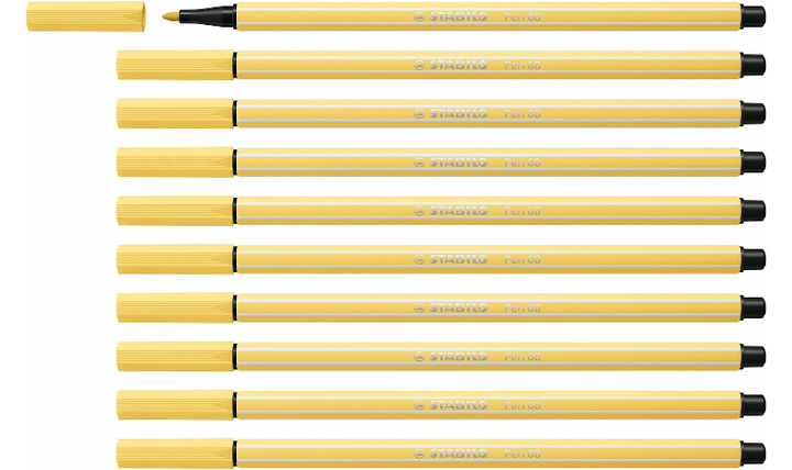 Premium Fibre-Tip Pen - STABILO Pen 68 - Assorted Colours - Packs of 10