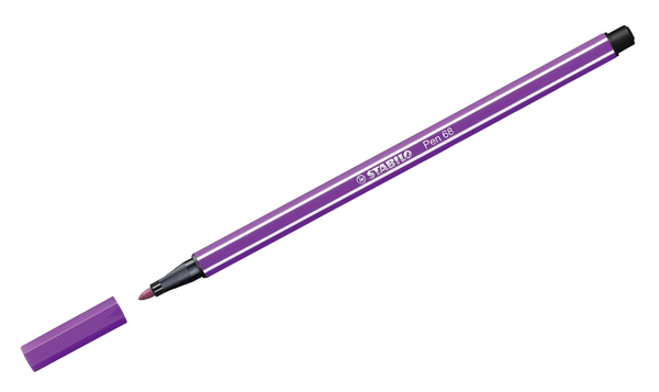 Premium Fibre-Tip Pen - STABILO Pen 68 - Assorted Colours - Singles