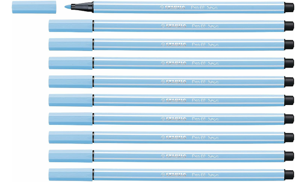 Premium Fibre-Tip Pen - STABILO Pen 68 - Assorted Colours - Packs of 10