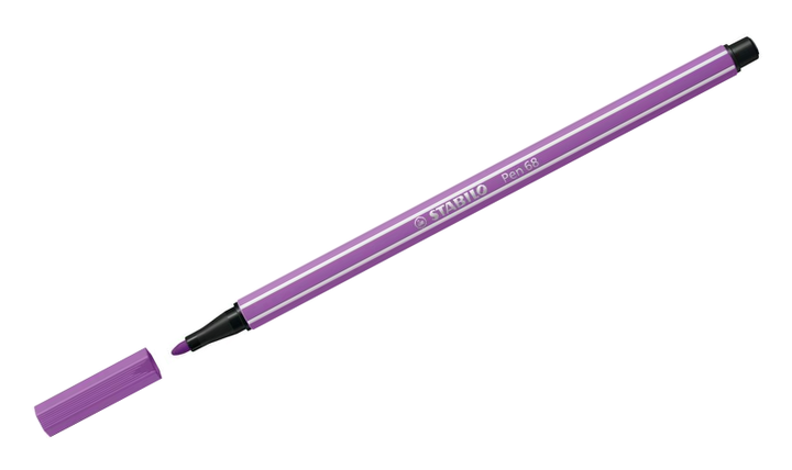 Premium Fibre-Tip Pen - STABILO Pen 68 - Assorted Colours - Singles