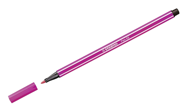 Premium Fibre-Tip Pen - STABILO Pen 68 - Assorted Colours - Singles