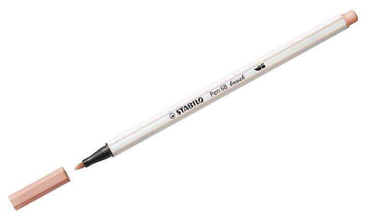 Premium Fibre-Tip Pen with Brush Tip - STABILO Pen 68 Brush - Assorted Pack Sizes &amp; Colours