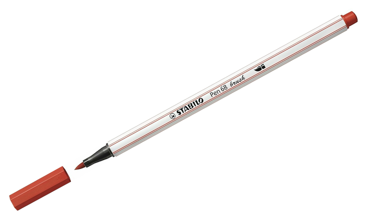 Premium Fibre-Tip Pen with Brush Tip - STABILO Pen 68 Brush - Assorted Pack Sizes &amp; Colours