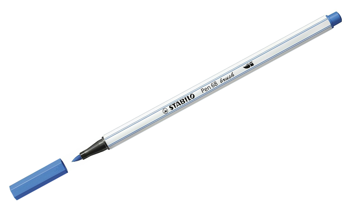 Premium Fibre-Tip Pen with Brush Tip - STABILO Pen 68 Brush - Assorted Pack Sizes &amp; Colours