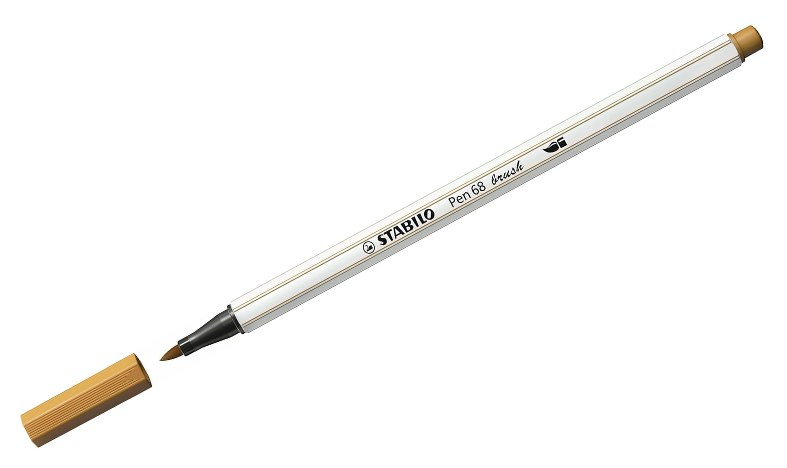 Premium Fibre-Tip Pen with Brush Tip - STABILO Pen 68 Brush - Assorted Pack Sizes &amp; Colours