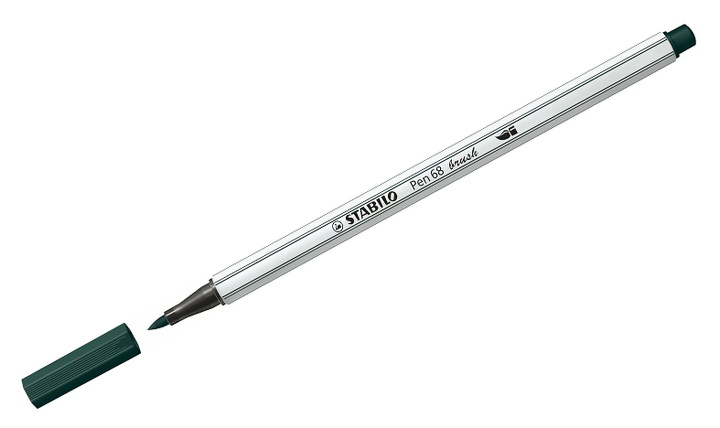 Premium Fibre-Tip Pen with Brush Tip - STABILO Pen 68 Brush - Assorted Pack Sizes &amp; Colours
