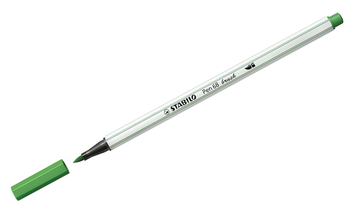 Premium Fibre-Tip Pen with Brush Tip - STABILO Pen 68 Brush - Assorted Pack Sizes &amp; Colours