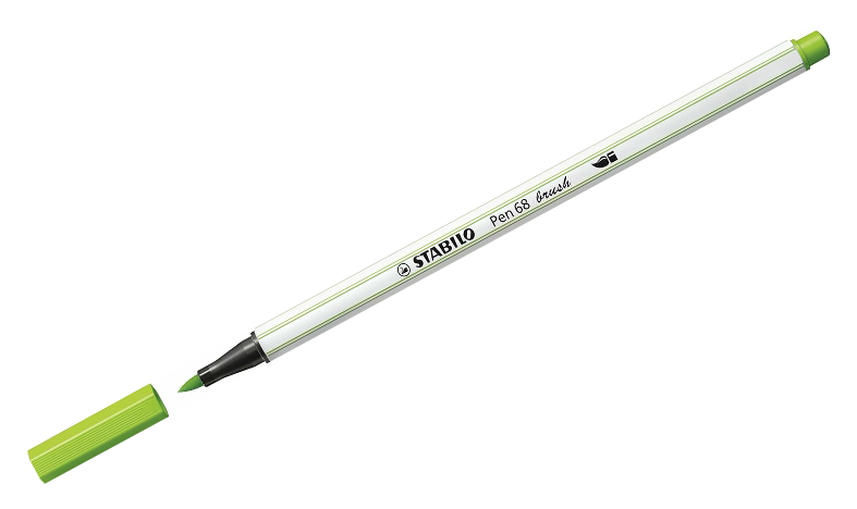 Premium Fibre-Tip Pen with Brush Tip - STABILO Pen 68 Brush - Assorted Pack Sizes &amp; Colours