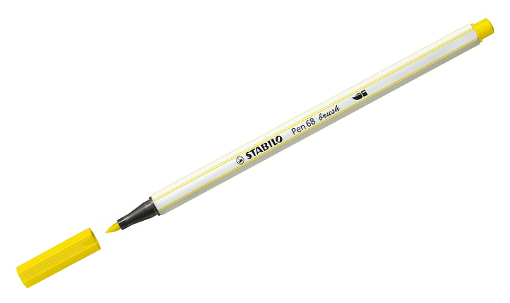 Premium Fibre-Tip Pen with Brush Tip - STABILO Pen 68 Brush - Assorted Pack Sizes &amp; Colours